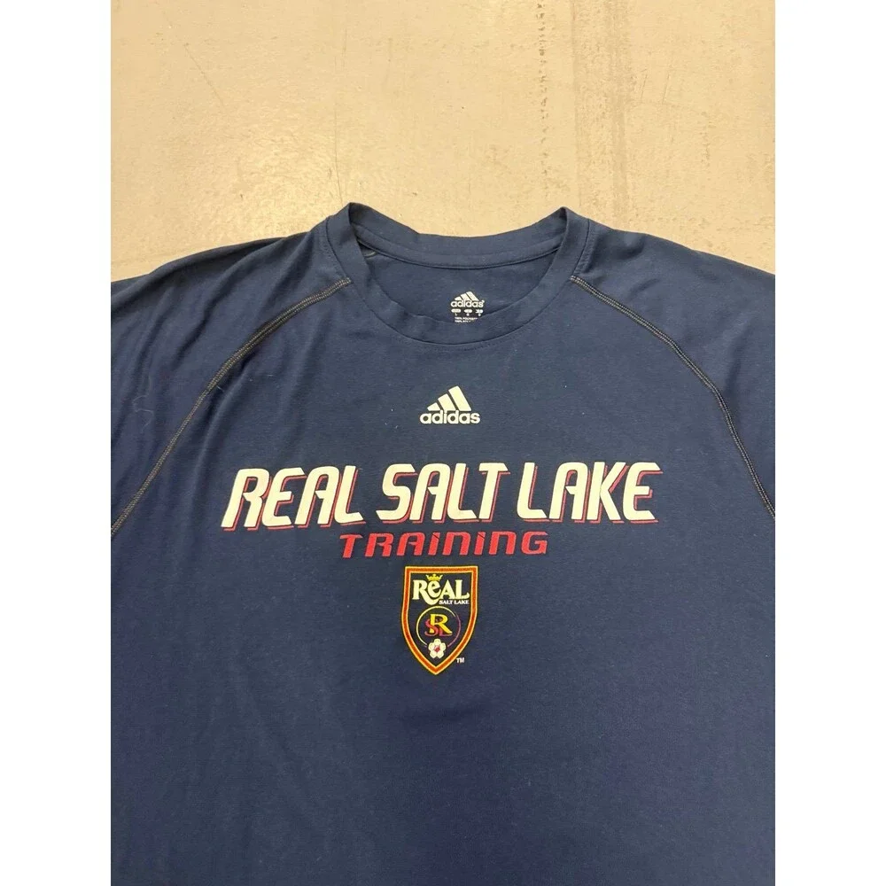 Adidas Real Salt Lake Men’s Athletic Tee Size Large